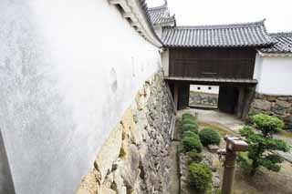 foto,tela,gratis,paisaje,fotografa,idea,Himeji - Castle de jo, Cuatro tesoros nacionales Castle, Sadanori Akamatsu, Shigetaka Kuroda, Hideyoshi Hashiba