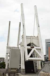 fotografia, materiale, libero il panorama, dipinga, fotografia di scorta,Schizzi Ponte di bambino, ponte movibile, bascule fanno un ponte su, Schizzi Ponte di bambino, attrazione turistica