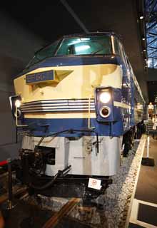 Foto, materieel, vrij, landschap, schilderstuk, bevoorraden foto,Een EF66 vorm elektrische locomotief, Gelimiteerd spreken, Spoorweg, Trein, Japanse National Railways