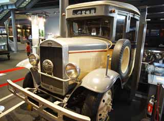 fotografia, materiale, libero il panorama, dipinga, fotografia di scorta,Un autobus di cappellino, autobus, Hino va in automobile, TGE, 