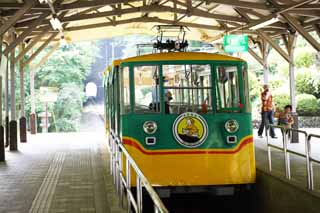 Foto, materiell, befreit, Landschaft, Bild, hat Foto auf Lager,Mt. Takao-Drahtseilbahn, Fhrte, Bergsteigenbesucher, Wandern, Eine Exkursion