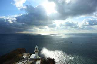 foto,tela,gratis,paisaje,fotografa,idea,El promontorio de tierra, Faro, Cielo azul, Mar, El horizonte