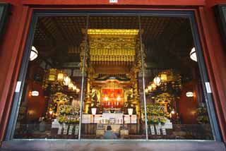 Foto, materiell, befreit, Landschaft, Bild, hat Foto auf Lager,Senso-ji-Tempel Palast, das Besichtigen von Stelle, Senso-ji-Tempel, Asakusa, Laterne