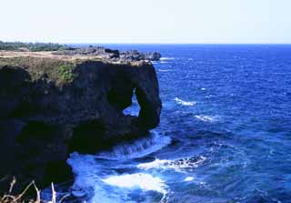 fotografia, materiale, libero il panorama, dipinga, fotografia di scorta,Manzamo 2, blu, mare, onda, 