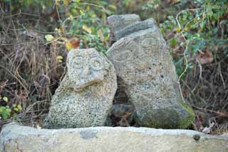 Foto, materiell, befreit, Landschaft, Bild, hat Foto auf Lager,Die Steinstatue des Ehepaares, Mann und Frau, guter Freund, steinigen Sie Statue, Eine Zierde