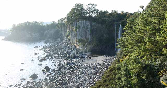 fotografia, materiale, libero il panorama, dipinga, fotografia di scorta,Una cascata di gruppo originale, , La spiaggia, Cliff, 