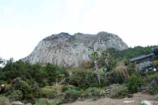 Foto, materieel, vrij, landschap, schilderstuk, bevoorraden foto,Sanbanggul tempel, Wankele berg, Chaitya, Vulkanische activiteit, Klif