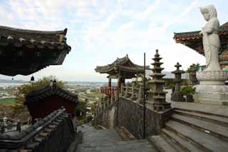 photo,material,free,landscape,picture,stock photo,Creative Commons,Sanbanggul temple, rocky mountain, Chaitya, bell tower, lava dome