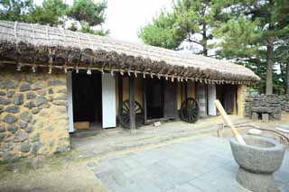 photo,material,free,landscape,picture,stock photo,Creative Commons,A Korean tradition private house, house, door, private house, Traditional culture