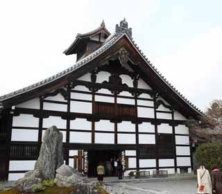 photo,material,free,landscape,picture,stock photo,Creative Commons,Tenryu-ji sermon hall, Chaitya, Zen meditation, world heritage, Sagano