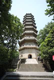 foto,tela,gratis,paisaje,fotografa,idea,Fantasma fantasma torre de valle del templo de valle, Torre, Monasterio Buddhist, Oracin, Buddhism