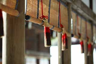 photo,material,free,landscape,picture,stock photo,Creative Commons,Kamigamo Shrine bamboo blind, Sei God, God, world heritage, The Emperor