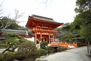 foto,tela,gratis,paisaje,fotografa,idea,Puerta de torre del santuario de Kamigamo, Soy pintado de rojo, Dios, Herencia de mundo, El Emperador
