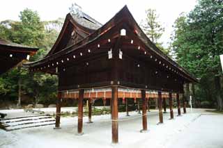 Foto, materiell, befreit, Landschaft, Bild, hat Foto auf Lager,Kamigamo Shrine-Erde Gebude, Sei God, Gott, Welterbe, Der Kaiser