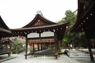 photo,material,free,landscape,picture,stock photo,Creative Commons,Kamigamo Shrine river bridge house, Sei God, God, world heritage, The Emperor