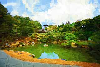 illust, , , , , ,  ,  , .,Ninna-ji   ,  Storeyed Pagoda,  -, ,        