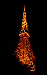 foto,tela,gratis,paisaje,fotografa,idea,Tokyo Tower, Coleccin torre de ola elctrica, Lo enciendo, Una antena, Un observatorio