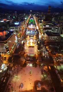 fotografia, materiale, libero il panorama, dipinga, fotografia di scorta,Un parco stradale e principale, Luminarie, , luce, Io sono bello