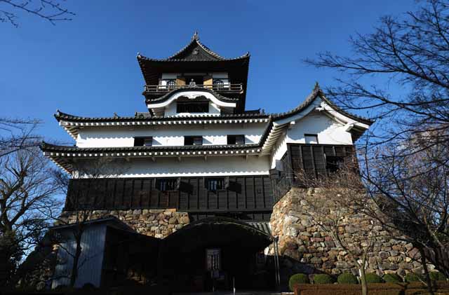 photo,material,free,landscape,picture,stock photo,Creative Commons,Inuyama-jo Castle castle tower, castle, national treasure, castle, Nobuyasu Oda