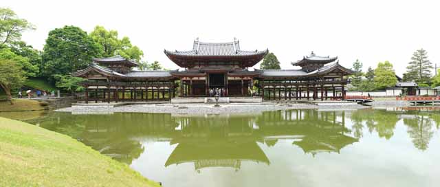 foto,tela,gratis,paisaje,fotografa,idea,Ave fnix templo de chino de Temple de Byodo-in, Herencia de mundo, Fe de Jodo, Pesimismo atribuible a la creencia en el tercero y ltimo escenario de Buddhism, Una Amitabha inactivo imagen