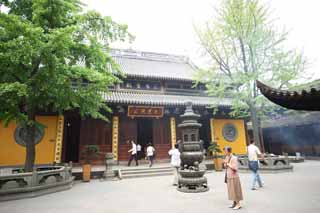 Foto, materiell, befreit, Landschaft, Bild, hat Foto auf Lager,Ryuge Massentempel drei Groe Kalligraphen Hoden, Buddhismus, Gebet, Faith, Eine Weihrauchlampe