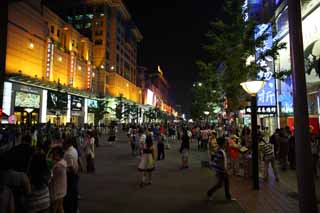 fotografia, materiale, libero il panorama, dipinga, fotografia di scorta,Wangfujing mette in ordine di grandezza strada, Facendo compere, Facendo il turista, McDonald, negozio di marca