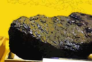illust, materiale, libero panorama, ritratto dipinto, matita di colore disegna a pastello, disegnando,Carbone, Carbone, Combustibile, fossile, Combustibile di fossile