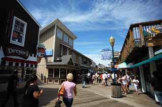 photo,material,free,landscape,picture,stock photo,Creative Commons,Pier39, mark, lighter, Fishery products, Sightseeing