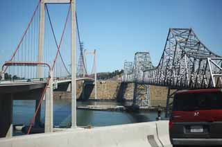 photo,material,free,landscape,picture,stock photo,Creative Commons,The bridge of the highway, highway, An iron bridge, bascule bridge, suspension bridge