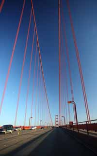 fotografia, materiale, libero il panorama, dipinga, fotografia di scorta,Un ponte di cancello dorato, Il ponte di cancello dorato, Gli stretto, strada pubblica, attrazione turistica