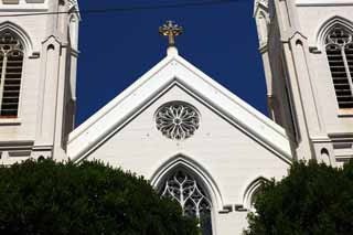 Foto, materiell, befreit, Landschaft, Bild, hat Foto auf Lager,Die Kirche von San Francisco, Christentum, Kreuz, Faith, Farbiges Glas