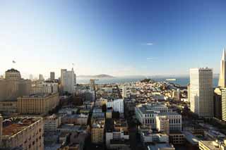 Foto, materiell, befreit, Landschaft, Bild, hat Foto auf Lager,Die Gebudegruppe von San Francisco, Hochhaus, Im Stadtzentrum, Wohngebiet, Neigung