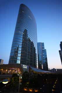 photo,material,free,landscape,picture,stock photo,Creative Commons,Shinagawa, high-rise building, An office building, Shinagawa interchange city, At dark