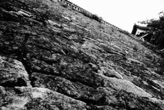 photo,material,free,landscape,picture,stock photo,Creative Commons,Stone wall close-up, Kiyomizu Temple, stone wall, , 