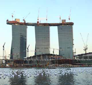 fotografia, materiale, libero il panorama, dipinga, fotografia di scorta,Singapore, La macchia di costruzione, luogo di costruzione, edificio a molti piani, facilit turistica