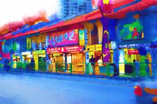 illustration,material,free,landscape,picture,painting,color pencil,crayon,drawing,Serangoon Rd., Money, Personal ornaments, car, Jewelry