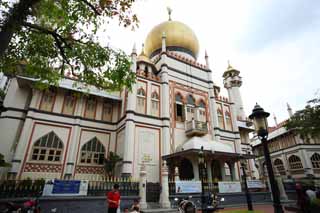 photo,material,free,landscape,picture,stock photo,Creative Commons,A sultan mosque, Islam, mosque, Faith, dome