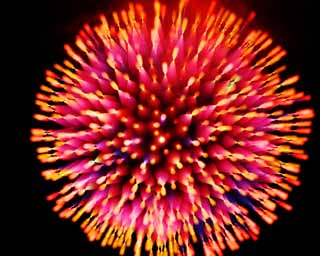photo,material,free,landscape,picture,stock photo,Creative Commons,Crimson large fireworks, skyrocket, fireworks display, natural scene or object which adds poetic charm to the season of the summer, great explosion