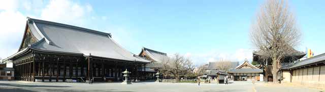 photo,material,free,landscape,picture,stock photo,Creative Commons,West Honganji, Honganji, Chaitya, Shinran, wooden building