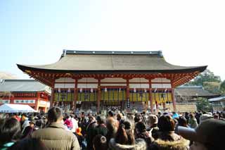 photo,material,free,landscape,picture,stock photo,Creative Commons,Fushimi-Inari Taisha Shrine, New Year's visit to a Shinto shrine, New Year's ceremony, Inari, fox