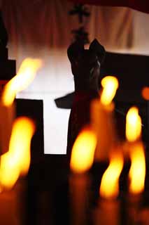 fotografia, materiale, libero il panorama, dipinga, fotografia di scorta,Fushimi-Inari Taisha societ di aquila di falco di Sacrario, candela, , Inari, volpe