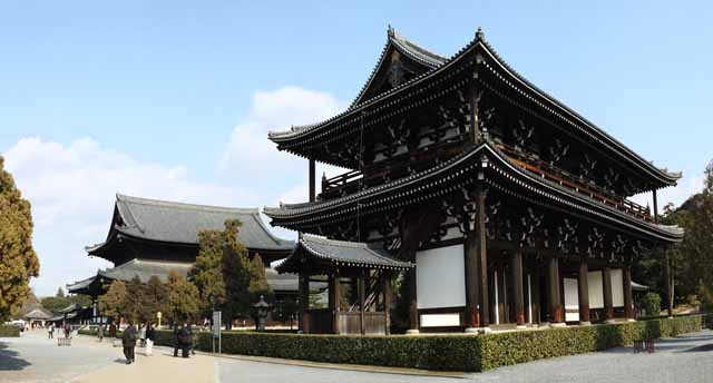 photo,material,free,landscape,picture,stock photo,Creative Commons,Tofuku-ji Temple Mikado, Chaitya, Multilayer case mother appearance of a house, Buddhist image, The double bar exam