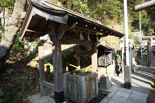 foto,tela,gratis,paisaje,fotografa,idea,Las instalaciones del santuario de Zeniarai - benten, Guirnalda de paja sintosta, Adoracin, Esposa de zen - sacerdote principal, Dinero - hacer