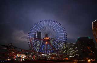 , , , , ,  ., Minato Mirai 21, landmark , Ferris ,   ,   