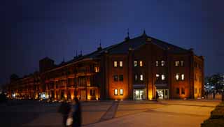 photo,material,free,landscape,picture,stock photo,Creative Commons,Yokohama red brick warehouse, brick warehouse, sightseeing spot, Waterfront, modernization industry inheritance