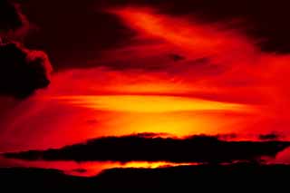 foto,tela,gratis,paisaje,fotografa,idea,Los nubes de puesta de sol, Fantasa, Rojo, Nube, De noche