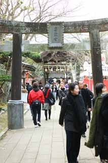 photo,material,free,landscape,picture,stock photo,Creative Commons,Eshima Shrine Okutsu shrine, torii, Shinto shrine, , Ozunu Enno