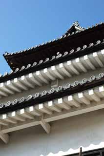 photo,material,free,landscape,picture,stock photo,Creative Commons,The Inuyama-jo Castle castle tower, white Imperial castle, Etsu Kanayama, castle, castle