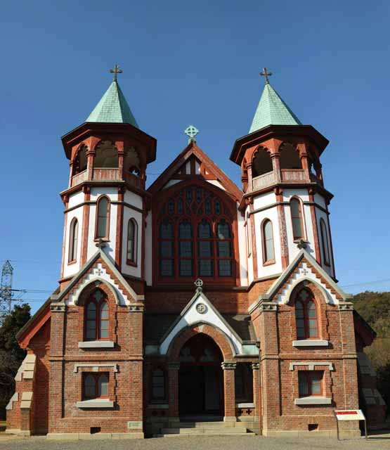 fotografia, materiale, libero il panorama, dipinga, fotografia di scorta,Meiji-mura Villaggio Museo St. John la cattedrale, costruendo del Meiji, L'occidentalizzazione, Edificio di occidentale-stile, Eredit culturale