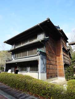 photo,material,free,landscape,picture,stock photo,Creative Commons,A person of Meiji-mura Village Museum east pine house, building of the Meiji, The Westernization, Tradition architecture, Cultural heritage